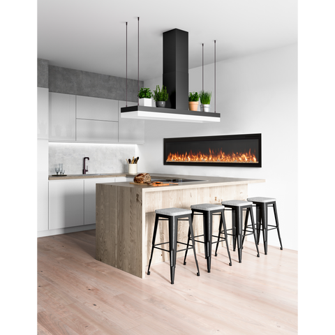 Image of Napoleon Entice 60" Linear Wall Mount Electric Fireplace - NEFL60CFH-1