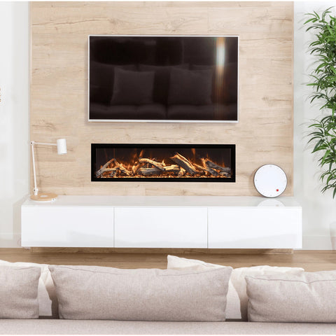 Amantii 74" Symmetry Bespoke Xtra Tall Electric Fireplace | SYM-74-XT BESPOKE