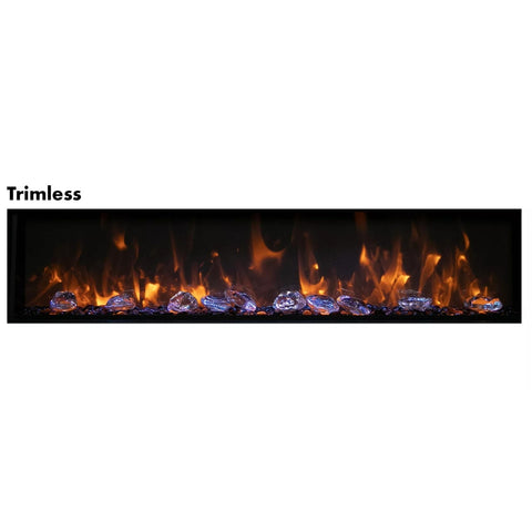 Image of Amantii Panorama BI Series 60" Deep Smart Electric Fireplace | BI-60-DEEP-OD