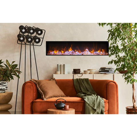 Image of Amantii Panorama BI Series 60" Deep Smart Electric Fireplace | BI-60-DEEP-OD