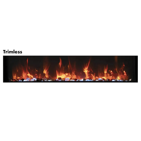 Image of Amantii Panorama BI Series 72" Slim Smart Electric Fireplace | BI-72-SLIM-OD