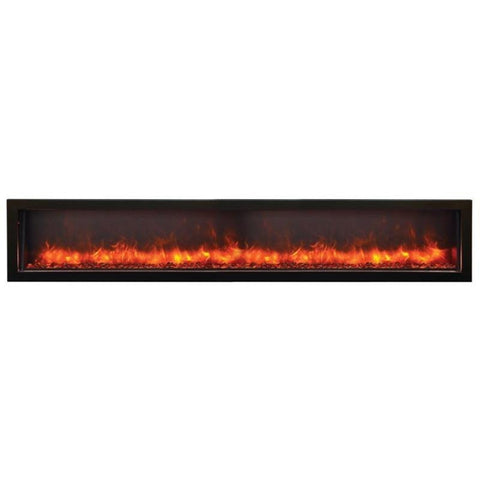 Image of Amantii Panorama BI Series 88" Deep Smart Electric Fireplace | BI-88-DEEP-OD