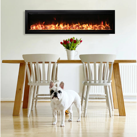 Amantii Symmetry Bespoke 60" Built-in Smart Electric Fireplace | SYM-60 BESPOKE