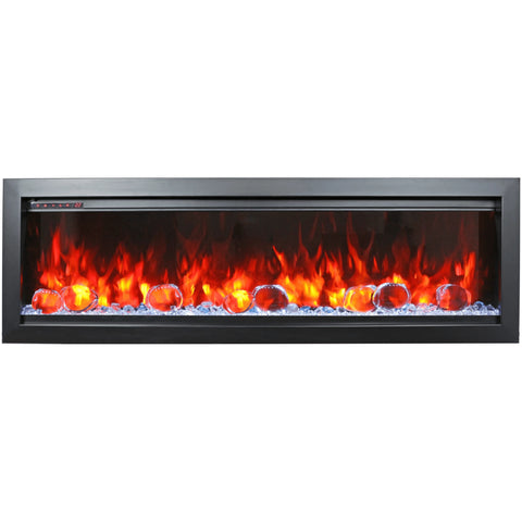Amantii Symmetry Bespoke 74" Built-in Smart Electric Fireplace | SYM-74 BESPOKE