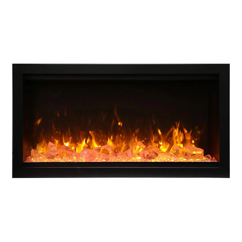 Amantii Symmetry XT Smart 34" Indoor/Outdoor Built-in Electric Fireplace | SYM-34-XT