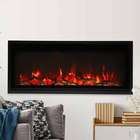 Image of Amantii Symmetry Xtra Slim Smart 42" Electric Fireplace | SYM-42-XTRASLIM