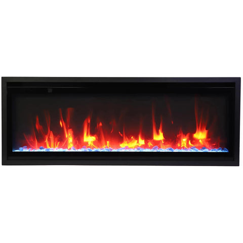 Image of Amantii Symmetry Xtra Slim Smart 42" Electric Fireplace | SYM-42-XTRASLIM