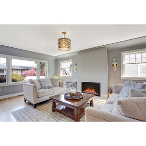 Amantii TRD Bespoke 33" Electric Fireplace | TRD-33 BESPOKE