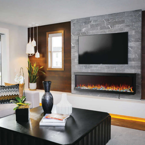 Image of Napoleon TriVista Pictura 60" Wall Hanging Electric Fireplace | NEFL60H-3SV