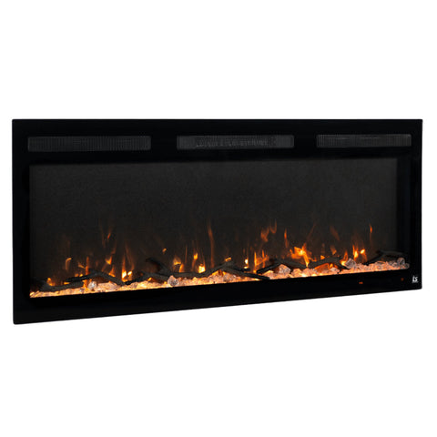 Image of Touchstone Sideline Fury 65" Recessed Smart Electric Fireplace | 80056