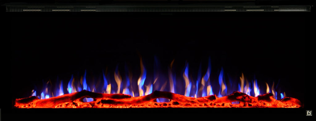 Touchstone Sideline Elite 72" Linear Flush Mount WiFi Enabled Smart Electric Fireplace - (Alexa / Google Compatible) - 80038