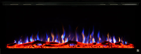 Image of Touchstone Sideline Elite 72" Linear Flush Mount WiFi Enabled Smart Electric Fireplace - (Alexa / Google Compatible) - 80038