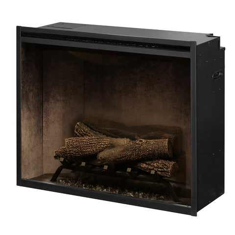 Image of Dimplex Revillusion® 30-Inch Built-In Electric Fireplace - Weathered Concrete - RBF30WC-FG | 500002389