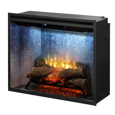 Image of Dimplex Revillusion® 30-Inch Built-In Electric Fireplace - Weathered Concrete - RBF30WC-FG | 500002389