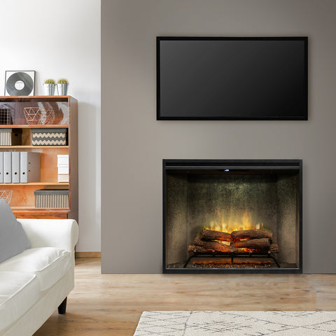Dimplex Revillusion® 36" Portrait Built-In Electric Fireplace - Weathered Concrete -  RBF36PWC-FG | 500002399