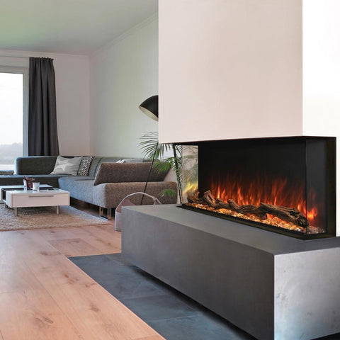 Image of Modern Flames Landscape Pro Multi Sided Built-In 96" Electric Fireplace - LPM-9616V2