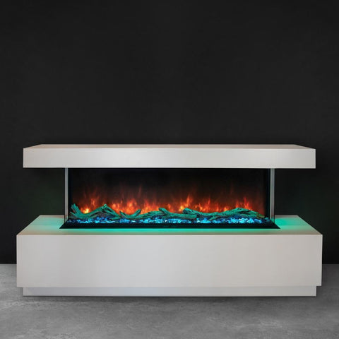 Image of Modern Flames Landscape Pro Multi Sided Built-In 96" Electric Fireplace - LPM-9616V2