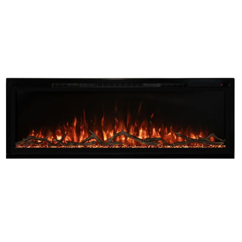 Image of Modern Flames Spectrum Slimline 100" Wall Mount/Recessed Electric Fireplace - SPS-100B